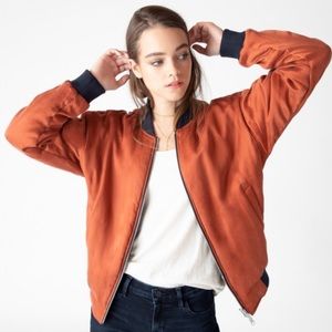 NWT JBrand reversible bomber jacket